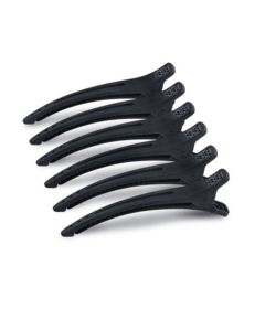 Sibel COLORPROOF 6ks klipy do vlasov, čierne