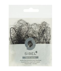 2ks sieťka na vlasy čierná