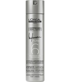 L'Oréal Professionnel Infinium Pure Strong lak na vlasy 300ml, silná fixácia