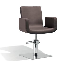 Stolička ATTRACTIO štvorcová podstava, hnedá