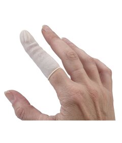 Sibel 100ks latexová ochrana na prsty M, stredne veľká