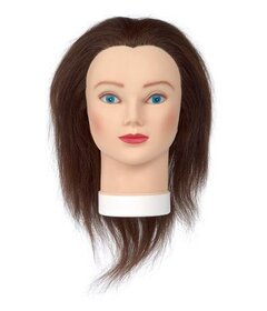 Cvičná hlava GIRLY 35, prírodné vlasy 15-35cm