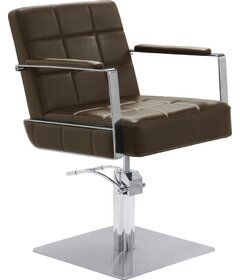 Sibel CELESTINO kadernícka stolička hnedá, štvorcová podstava