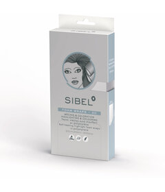 Sibel HIGH-LIGHT 200ks melírovacie papieriky 9,5x20cm, strieborné