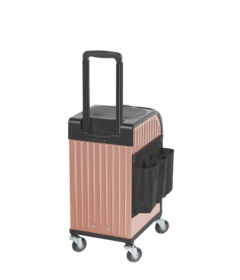 SIBEL ROLLERCOASTER STOOL - ROSE GOLD manipulačný vozík