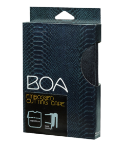 Pláštenka BOA na strihanie, čierna 145x160cm, háčik