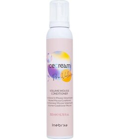 Inebrya Ice Cream Pro-Volume Volume Mousse penový kondicionér na objem vlasov 200ml