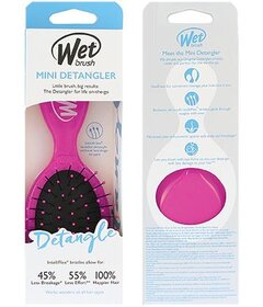 Wet Brush Mini Detangler Pink kefa na vlasy