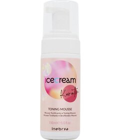 Inebrya Ice Cream Keratin Toning Mousse tónovacia pena na pokožku hlavy 175ml