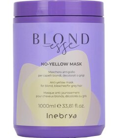 Inebrya Blondesse No-Yellow fialová maska na blond vlasy 1000ml