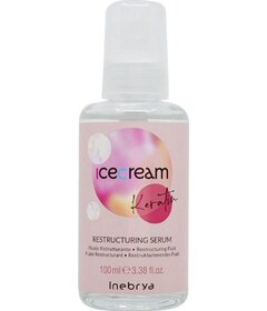 Inebrya Ice Cream Keratin rekonštrukčné sérum na poškodené vlasy 100ml