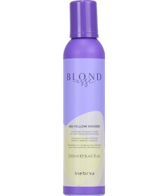 Inebrya Blondesse No-Yellow Mousse penový fialový kondicionér na blond vlasy 250ml