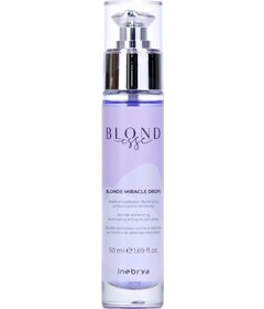 Inebrya Blondesse Blond Miracle Drops vyživujúci olej na blond vlasy 50ml