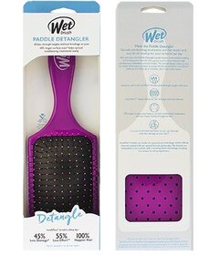 Wet Brush Paddle Detangler kefa na vlasy, fialová