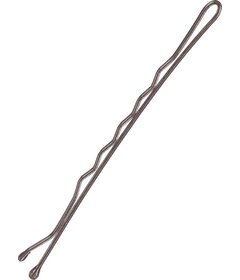 Sibel 300ks vlnité sponky do vlasov 70mm, hnedé