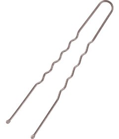 Sibel 25ks vlnité vlásenky 70mm, hnedé