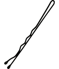 Sibel 25ks vlnité sponky do vlasov 60mm, čierne