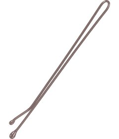 Sibel 300ks rovné sponky do vlasov 60mm, hnedé