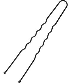 Sibel 400ks vlnité vlásenky 70mm, čierne