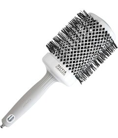 Olivia Garden BlowOut Shine White & Grey kefa na vlasy 65mm