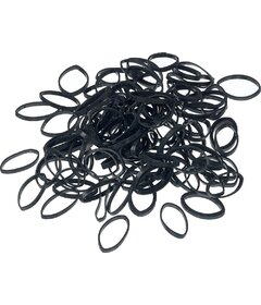 Sibel 500ks gumičky do vlasov 20mm, čierne