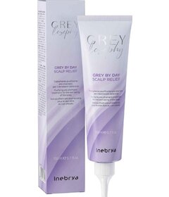 Inebrya Grey By Day Scalp Relief pred-šampónová čistiaca kúra na pokožku hlavy 150ml