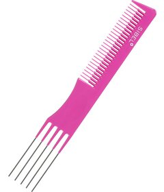 Sibel DELRIN 118 hrebeň na vlasy, ružový
