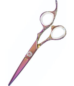 Cisoria Pink Sparkle kadernícke nožnice na vlasy 6"
