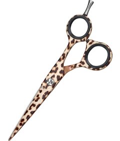 Sibel Leopard kadernícke nožnice na vlasy 5.5"