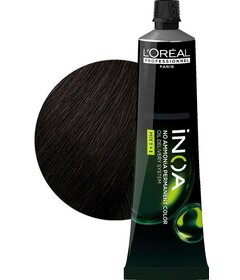 L'Oréal Professionnel INOA permanentná farba na vlasy bez amoniaku 4.15 60g