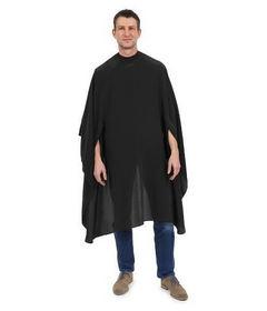 Sibel BARBURYS pláštenka pre mužov na gombíky, čierna