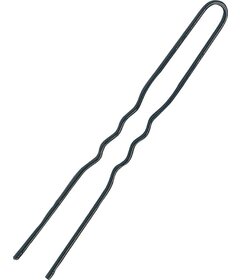 500g vlnkové vlásenky 70mm, čierne