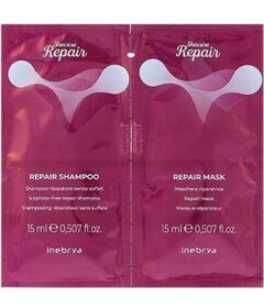 Inebrya Shecare Repair šampón 15ml + maska 15ml