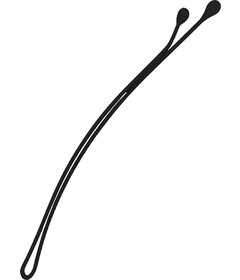 Sibel Best Grips 12ks rovné sponky do vlasov 50mm, čierne