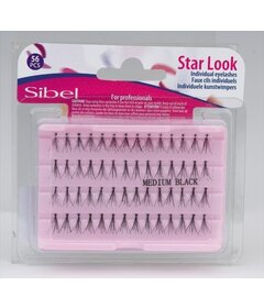 Sibel STAR LOOK 56ks jednotlivé mihalnice M 9mm