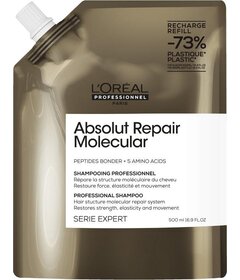 L'Oréal Professionnel Absolut Repair Molecular šampón na poškodené vlasy 500ml, náhradná náplň
