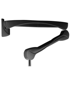 Posúvací držiak na sušiace helmy CORAIL a STAR, čierny