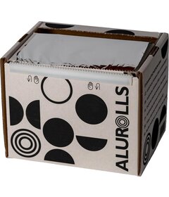 Alurolls 14mikro embosovaná hliníková melírovacia fólia 100m x 12cm