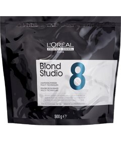 L'Oréal Professionnel Blond Studio 8 zosvetlujúci prášok melír na vlasy 500g, náplň