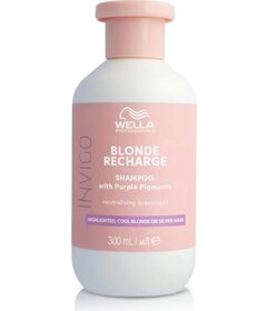 Wella Professionals Invigo Blonde Recharge fialový šampón na blond vlasy 300ml