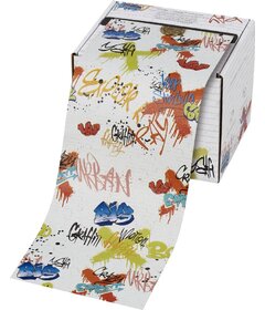 Sibel Graffiti 15mikro embosovaná hliníková melírovacia fólia 12,7cm x 97m