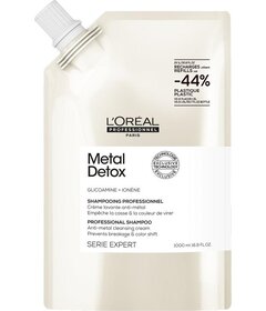 L'Oréal Professionnel Metal Detox čistiaci šampón na farbené a poškodené vlasy 1000ml, náplň