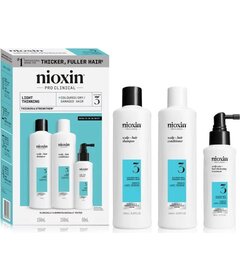 Nioxin System 3 Trial Kit sada na zahustenie vlasov pre mierne rednúce farbené vlasy
