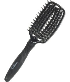 Sibel Vented Brush kefa na fúkanie vlasov, čierna
