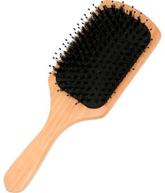 My-She Scalpaddle Wood masážna kefa na vlasy