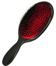 My-She KnotOff Black masážna kefa na rozčesávanie vlasov