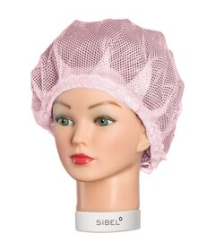 Sibel 1ks sieťka na noc so šnúrkou, ružová
