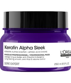 L'Oréal Professionnel Keratin Alpha Sleek uhladzujúca maska na krepovité vlasy 250ml