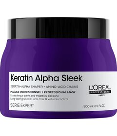 L'Oréal Professionnel Keratin Alpha Sleek uhladzujúca maska na krepovité vlasy 500ml