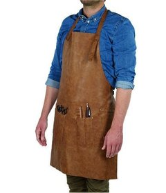 Barburys zástera MASCUL 80x65cm, hnedá koženka